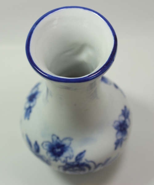 Delft Blue Regent China Handpainted Small Vase
