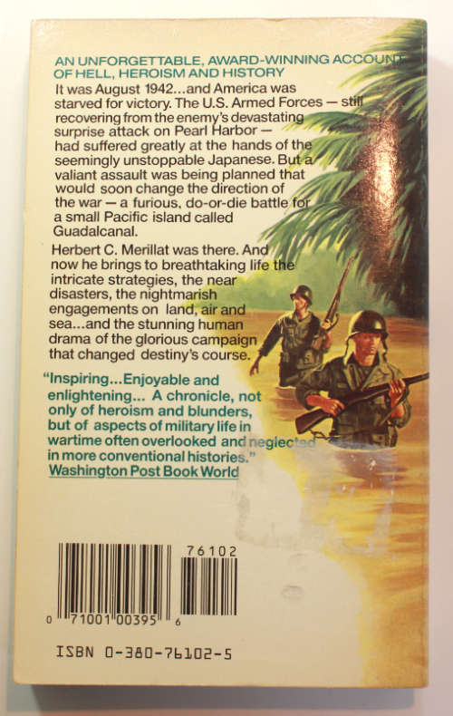 Guadalcanal Remembered by Herbert C Merrilat Softcover Book
