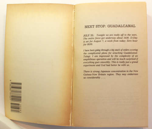 Guadalcanal Remembered by Herbert C Merrilat Softcover Book