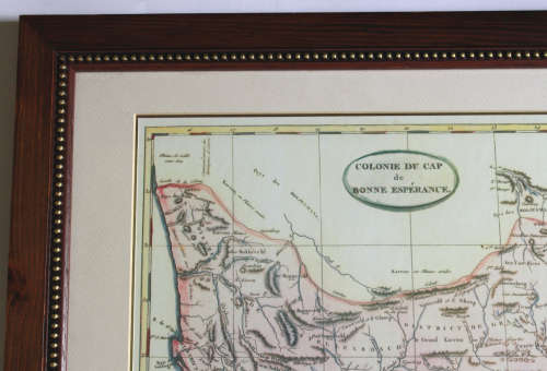 Colonie Du Cap Bonne Esperance Framed Map of Cape Colony Reproduction Print