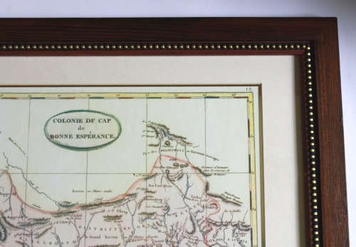 Colonie Du Cap Bonne Esperance Framed Map of Cape Colony Reproduction Print