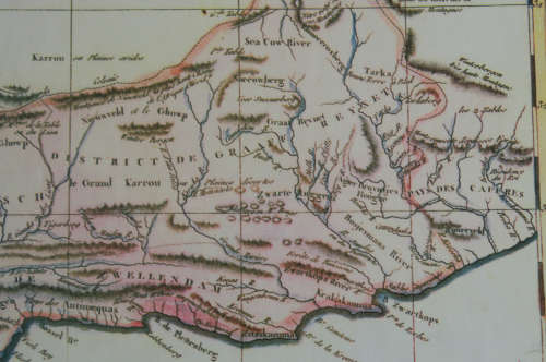 Colonie Du Cap Bonne Esperance Framed Map of Cape Colony Reproduction Print
