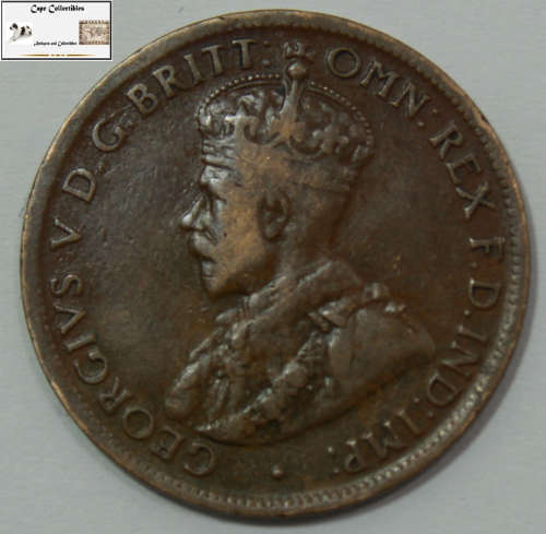 Australia 1/2 Half Penny 1922 Coin Circulated
