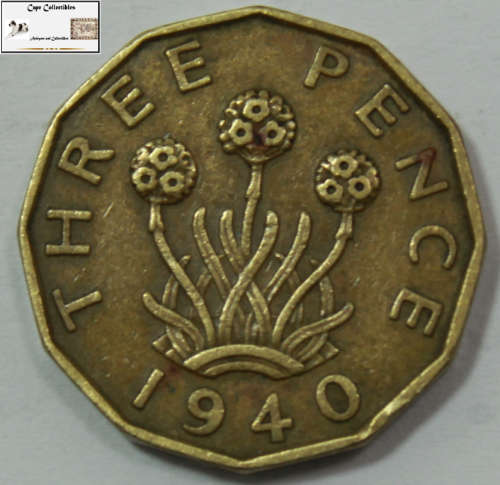 United Kingdom 3 Pence 1940 Coin Circulated