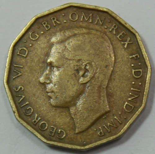 United Kingdom 3 Pence 1940 Coin Circulated