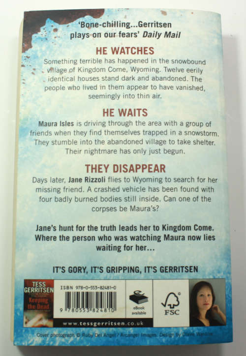 The Killing Place by Tess Gerritsen Softcover Book