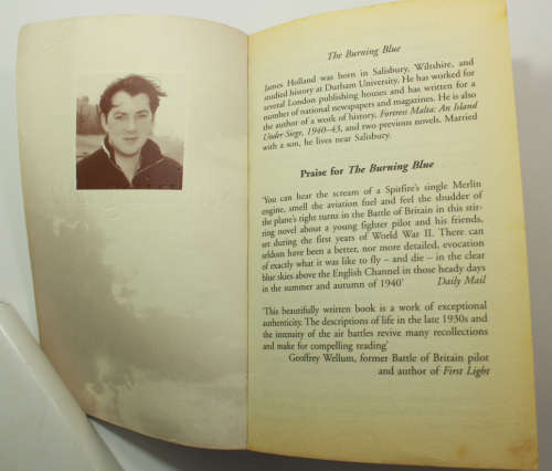 The Burning Blue by James Holland Softcover Book