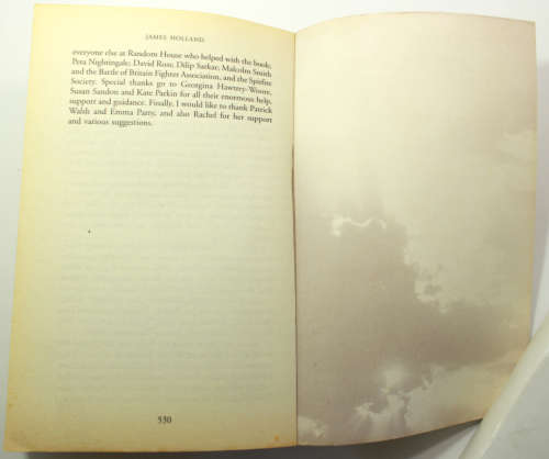 The Burning Blue by James Holland Softcover Book