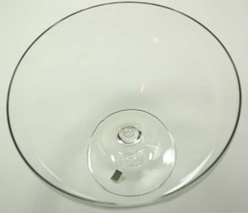 Lednicke Rovne Crystal Fruit Bowl, made in Czechoslovakia