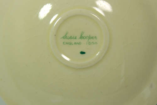 Vintage Set of 4 Susie Cooper England 1000 Demitasse Saucers