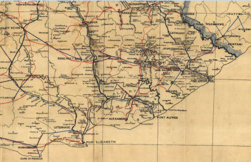 Cape Colony 1901 Poster Map Digital Download