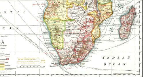 National Geographic Africa 1909 Poster Map Digital Download