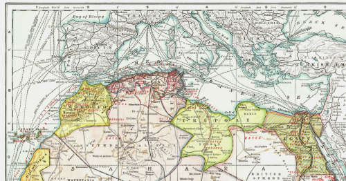 National Geographic Africa 1909 Poster Map Digital Download