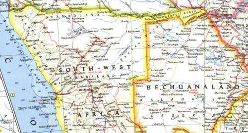 National Geographic Africa 1962 Poster Map Digital Download
