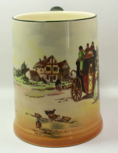 Royal Doulton Old English Coaching Scenes Beer Tankard D6393