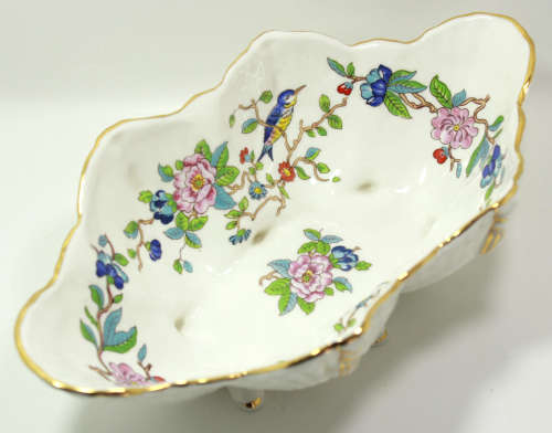 Aynsley Fine Bone China `Pembroke` Pattern Footed Shell Shaped Dish