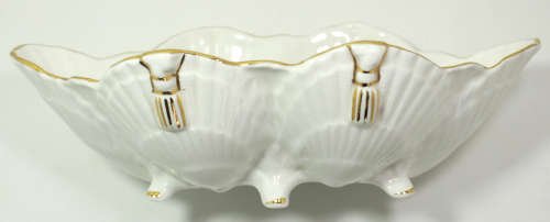 Aynsley Fine Bone China `Pembroke` Pattern Footed Shell Shaped Dish