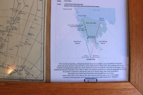British Antarctic Terra Nova Expedition 1910-1913 Maps Of The Exploration Framed