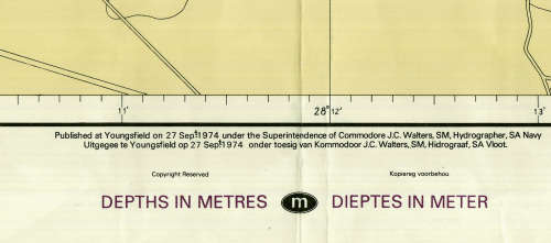 Vaal Dam Yachting Chart 1974 SAN 2051 Poster Map Digital Download