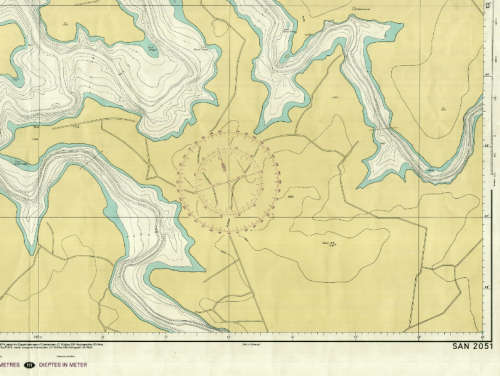 Vaal Dam Yachting Chart 1974 SAN 2051 Poster Map Digital Download