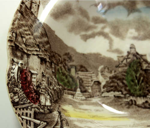 Vintage Johnson Bros Olde English Countryside Dessert Bowl