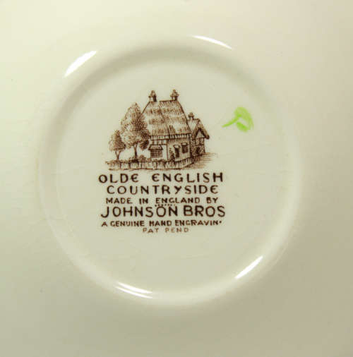 Vintage Johnson Bros Olde English Countryside Dessert Bowl