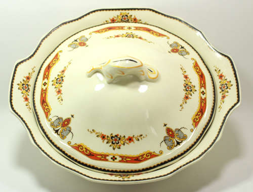 Vintage Alfred Meakin  Marigold Astoria Shape Tureen Dish with Lid
