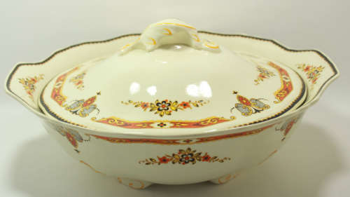 Vintage Alfred Meakin  Marigold Astoria Shape Tureen Dish with Lid