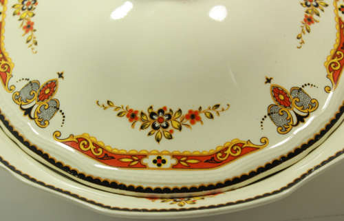 Vintage Alfred Meakin  Marigold Astoria Shape Tureen Dish with Lid