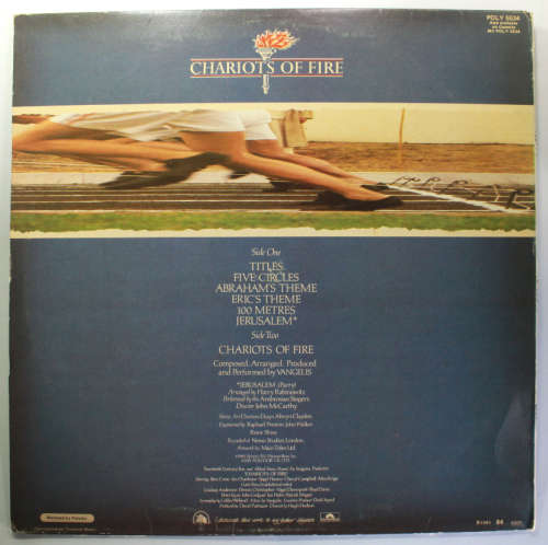 Chariots Of Fire Vangelis Vinyl LP