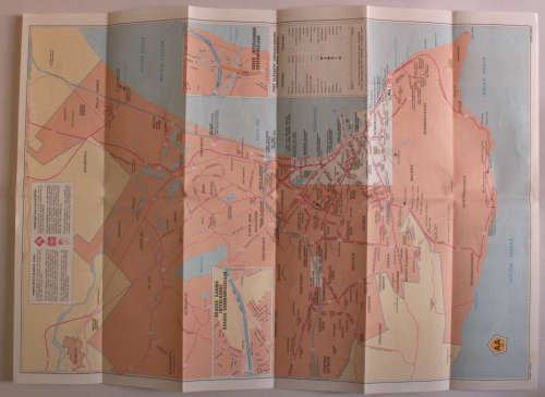 Three Vintage Folded AA Road Maps PE 1992/KZN Coast and Hinterland 1995/Transvaal Area 1995
