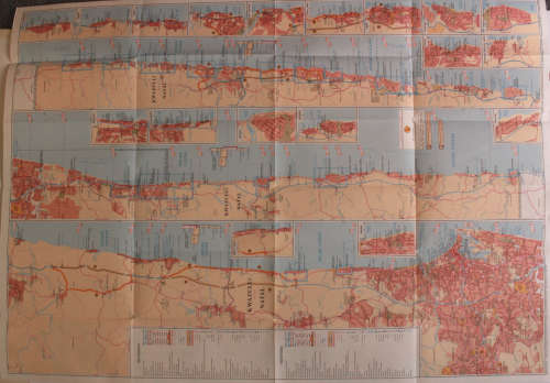 Three Vintage Folded AA Road Maps PE 1992/KZN Coast and Hinterland 1995/Transvaal Area 1995