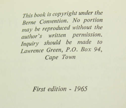 Almost Forgotten, Never Told by Lawrence G Green 1st Edition