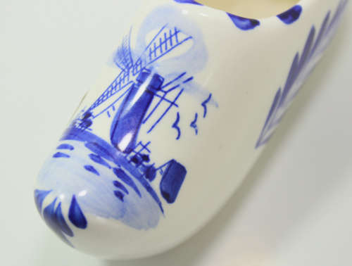 Pair Of Delft Clog Ashtrays