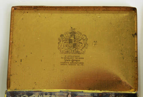 Vintage Pair of State Express 555 Cigarette Tins
