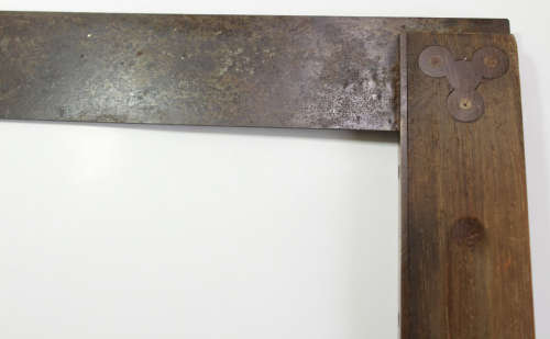 Vintage Angulus Try Square 25cm Wooden Handle