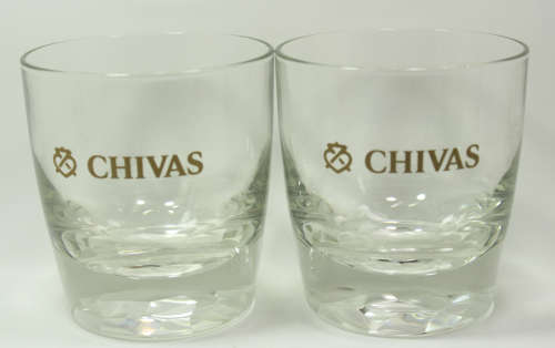 Pair of Chivas Regal  Whisky Glasses