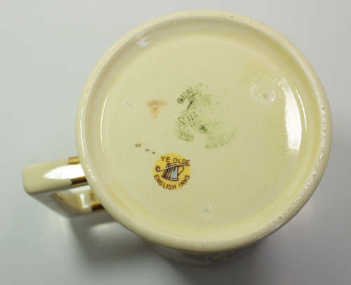 Pair of Vintage Arthur Wood `Ye Olde English Inns` Beer Tankards