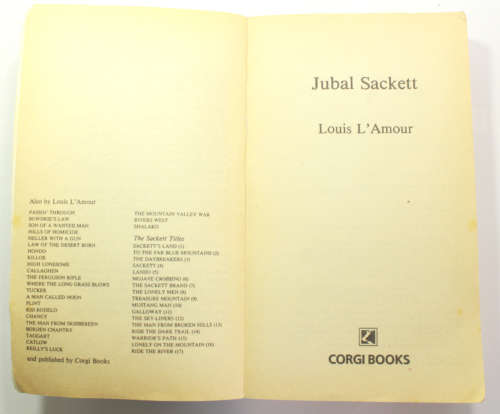 Jubal Sackett by Louis L`Amour Softcover Book