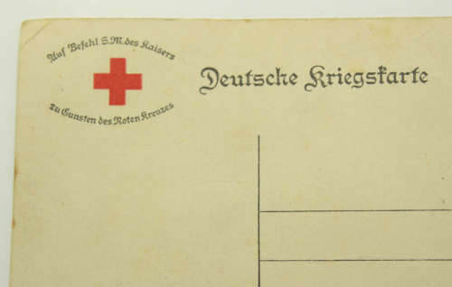 Kaiser Wilhelm Germany Red Cross Postcard 26 August 1914