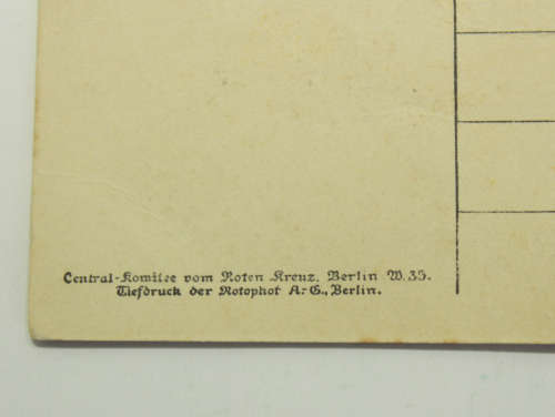 Kaiser Wilhelm Germany Red Cross Postcard 26 August 1914