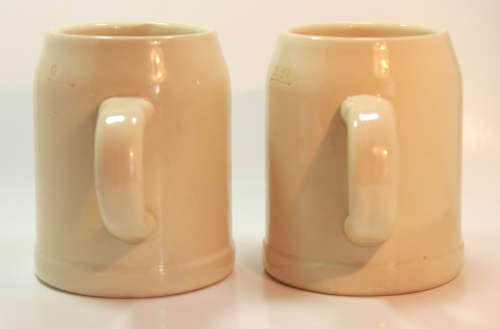Pair of 1980`s 300ML Lufthansa Stoneware Beer Mugs