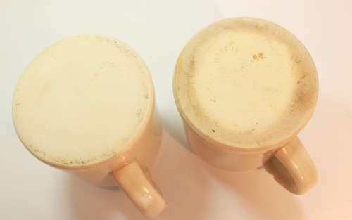Pair of 1980`s 300ML Lufthansa Stoneware Beer Mugs