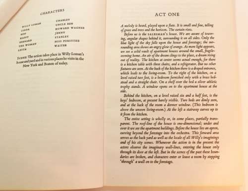 Death Of A Salesman by Arthur Miller Softcover Book