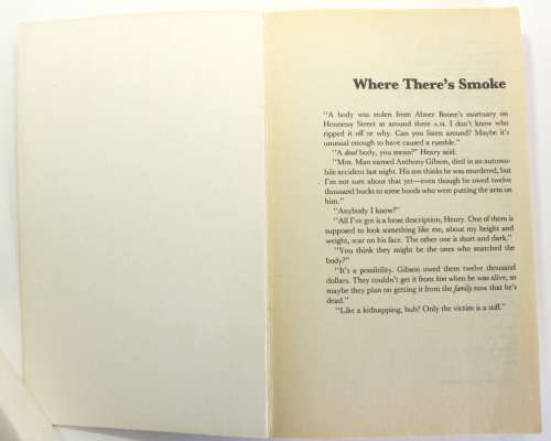 Where There`s Smoke by Ed McBain Softcover Book