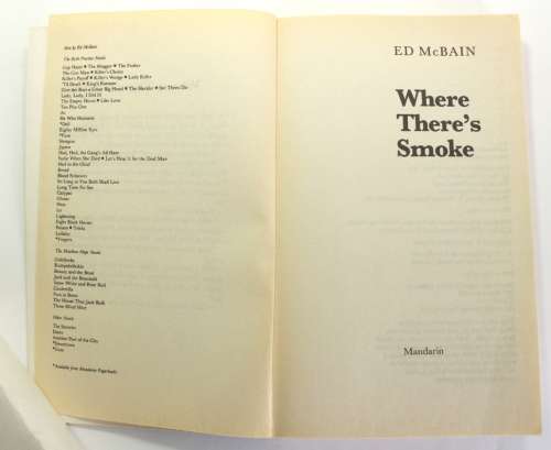 Where There`s Smoke by Ed McBain Softcover Book