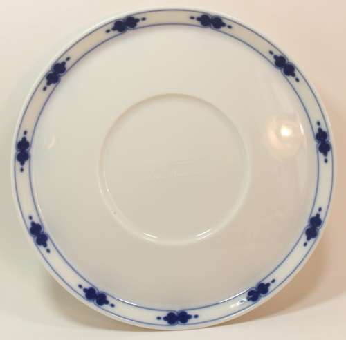 Set of Four Rosenthal Studio Linie `Corinth` Pattern by Tapio Wirkkala Bouillon Cups and Underplates