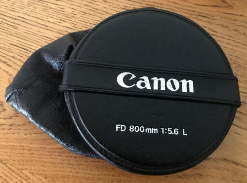 Canon FD 800mm 1:5.6 SSC Camera SLR Camera Lens and Custom Made Case