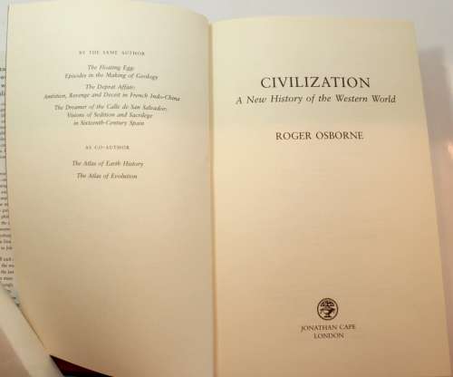 Civilization A New History Of The Western World by Roger Osborne Hardcover Book