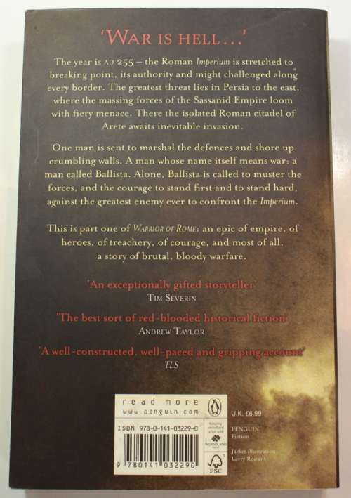 Warrior Of Rome: Fire In The East (Book 1) by Harry Sidebottom Softcover Book